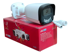 5mp (H2 PCB) ip poe with audio 4 array starlight light bullet camera with box & printing