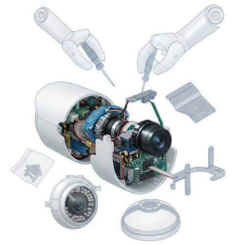 ip camera assembling charges