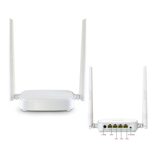 TENDA-N301 N300 WiFi Speed Easy Setup Repeater & Router (Refurbished with 12v adapter)