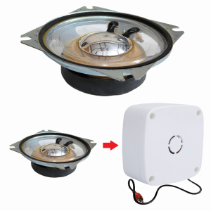 4" 8 ohm 8 watt imported speaker for ip camera (आप इस स्पीकर को 4" कैमरा बॉक्स में लगा सकते हैं/This speaker easily mounted 4" camera box)